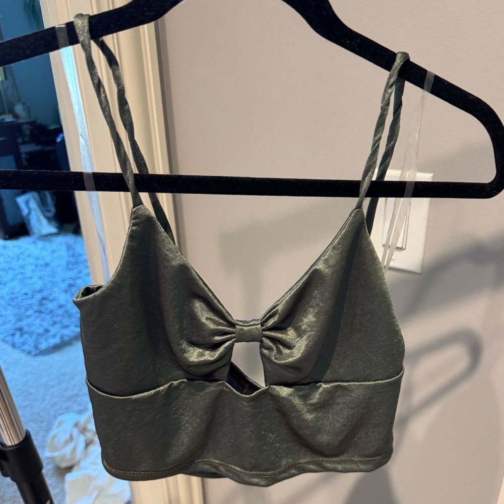 Rue21 Green Bandeau Intimates & Sleepwear
